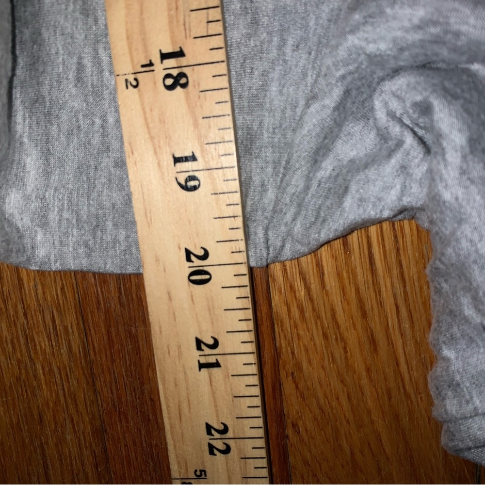 Eileen fisher large sleep shirt dress gray pockets tencel spandex pajamas - Picture 3 of 6